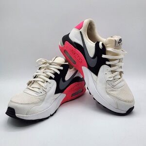 Nike Air Max Excee Women's Running Shoes White Pink Black Size 7.5 CD5432‎ 100